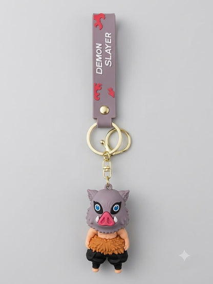 Inosuke rubber keychain pack of 3 (eff price 35)