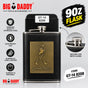 Jonie walker  Leather Hip flask  9oz Code- GT14