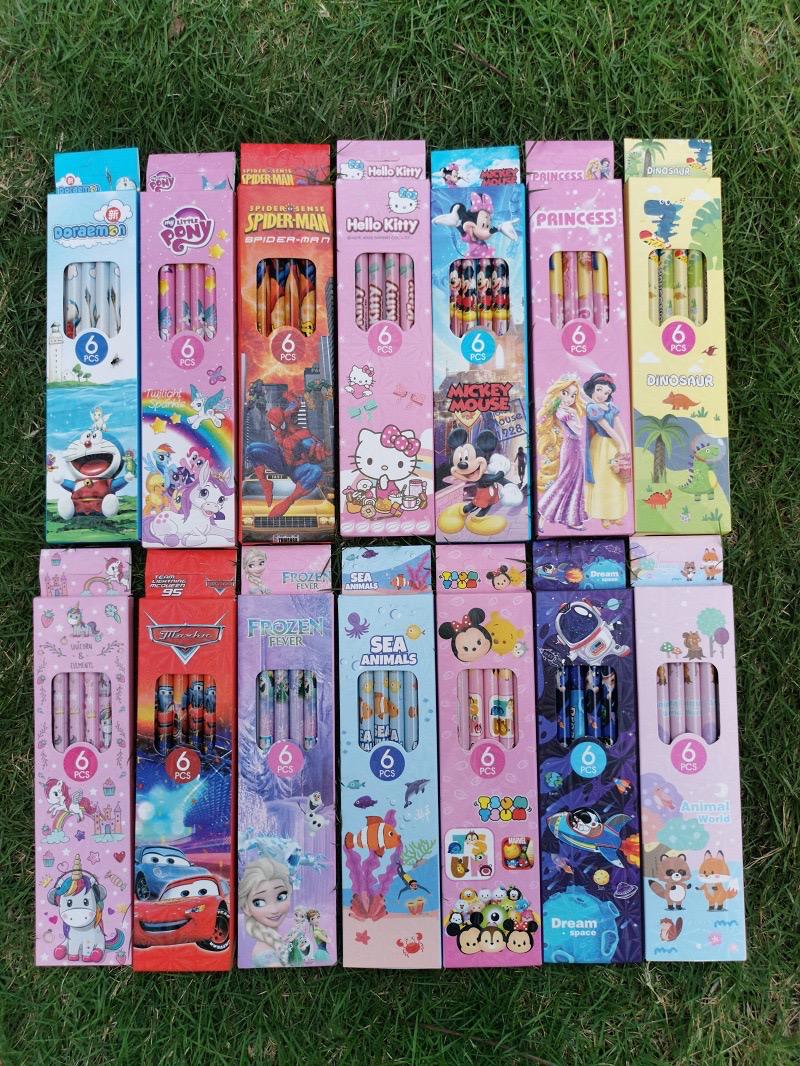 Set of 12 Mix Cartoon Pencil (eff price 25) - YOYO-804