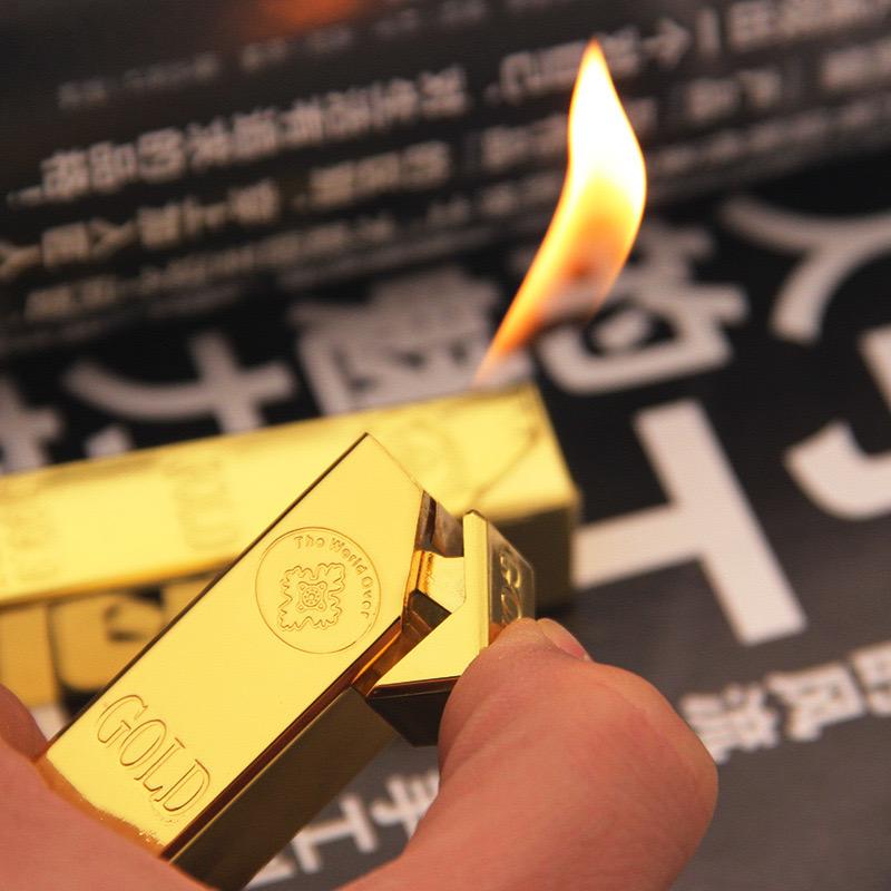 Goldbar shape lighter