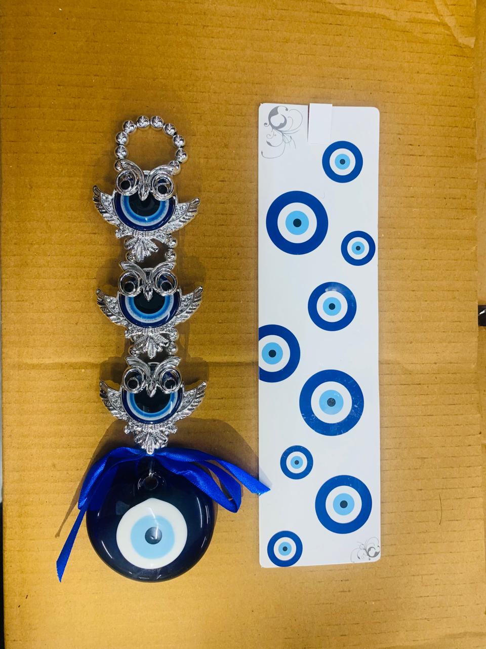 2pcs- Big owl  evil eye hangings  ( eff price 115 )