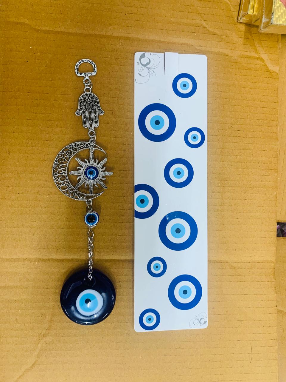 2pcs - Evil eye moon Hangings  ( eff price - 120 )