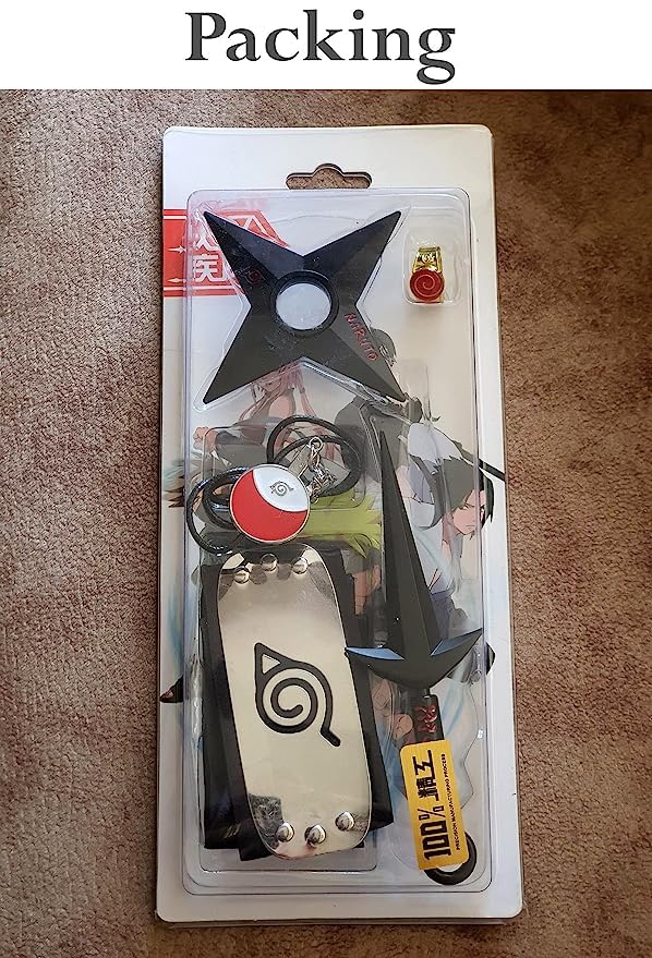 Natuto animie kunai set of 5