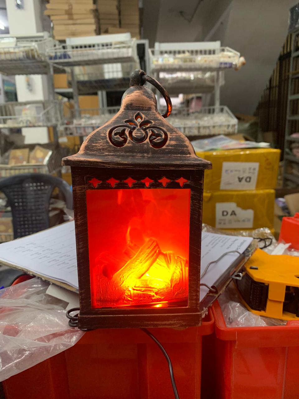 Small size bonfire laltern lamp vintage colour  ( Model 1 )