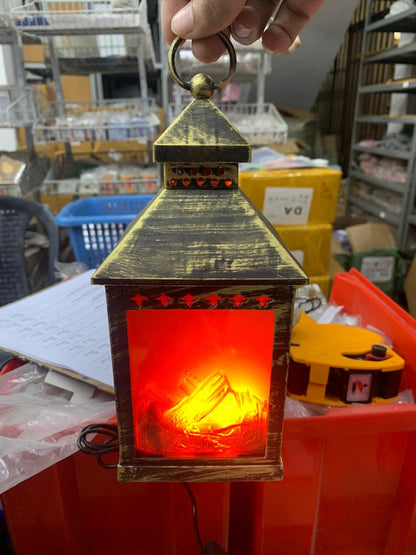 Small size bonfire laltern lamp vintage colour  ( Model 2 )