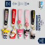 6pcs - mix kuromi & gojo Rubber keychain (eff price 35)