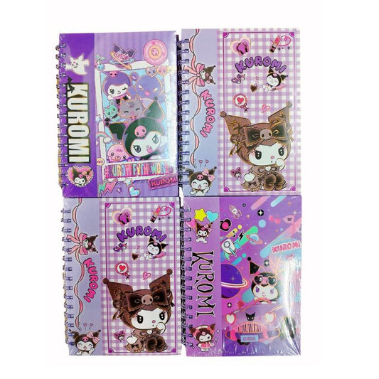 2PC -  Spiral A5 DIARY Kuromi A Net price 87