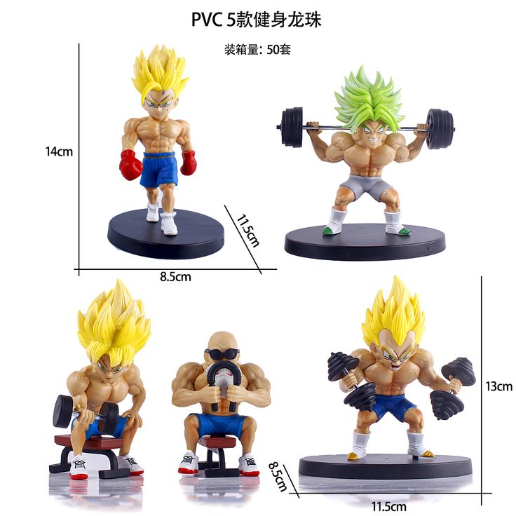 DBZ Gym Set of 5
