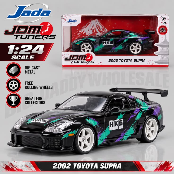 Jada Toys JDM 2020 Toyota GR Supra 1:24 Die-Cast Car