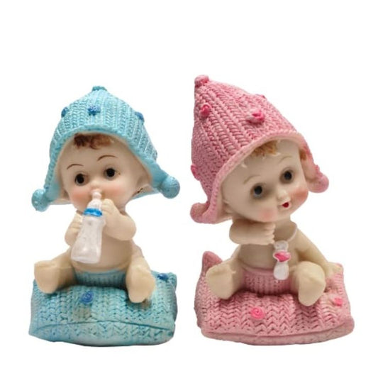 8Pcs - baby on pillow 8 cm approx