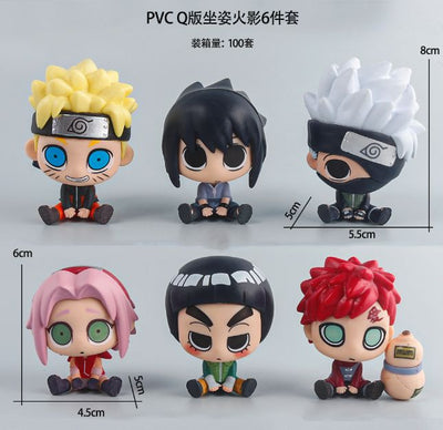 Big eyes natuto set of 6
