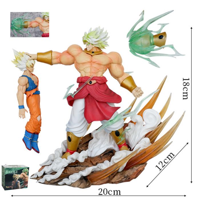 Goku Vs brolly god war figure DBZ