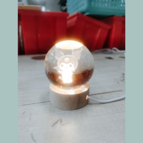 Kuromi C Crystal Ball Lamp