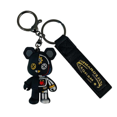 3pcs - Black Beer Rubber keychain (eff price 35)