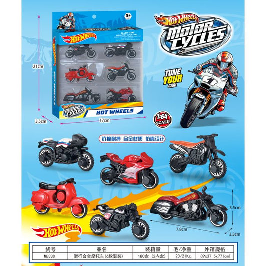 set of 6 bikes