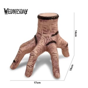 Wednesday AAdams soft rubber palm 8 inches (21CM) OPP PACK