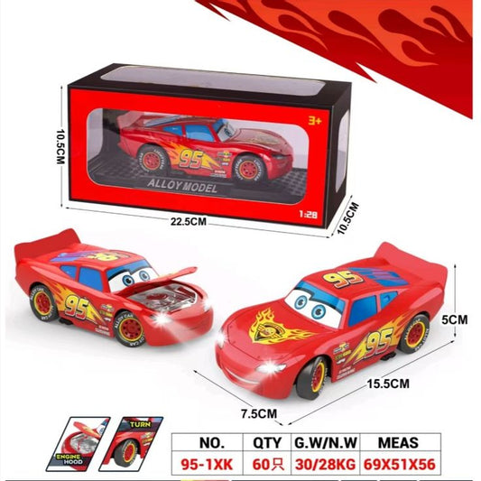 16 cm long Lightning MacQueen alloy model toy car