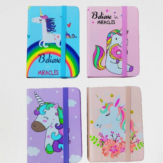 6pcs-Unicorn Pocket Diary Net Price 40