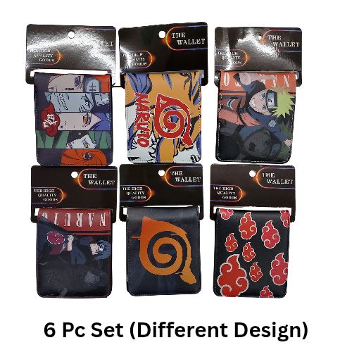 6pcs- Mixed Natuto Wallets net price 175