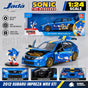 Jada Toys Sonic 2012 Subaru Impreza WRX STI 1:24 Die-Cast Car