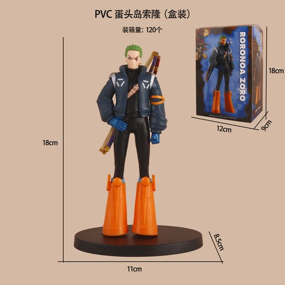 zoro in gumboots with box