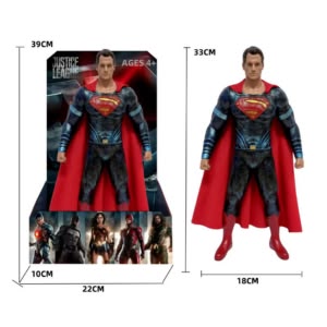 13 inch (34CM) high soft rubber material Supaman, joint can rotate