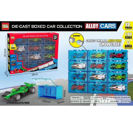 Pack of 12 Forumula 1 Die cast cars in acrlyic packing Net Price 65