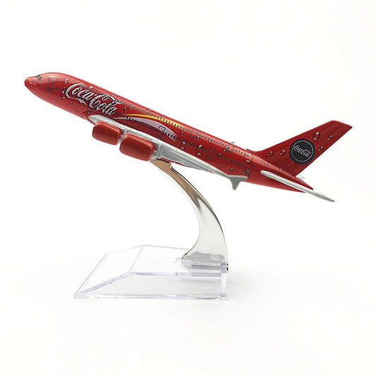 coca cola A380 16 CM MODEL PLANE METAL ALLOY