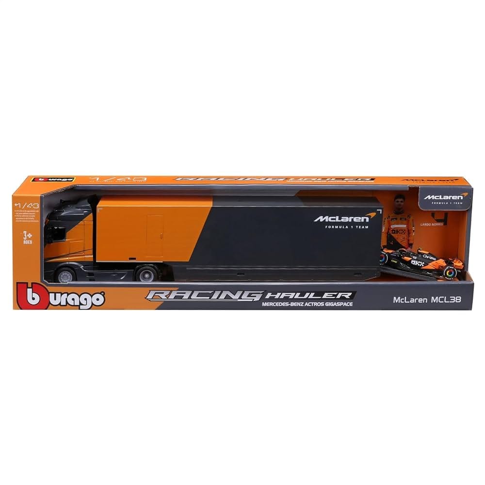 Burrago 1/43 #4 Racing Hauler