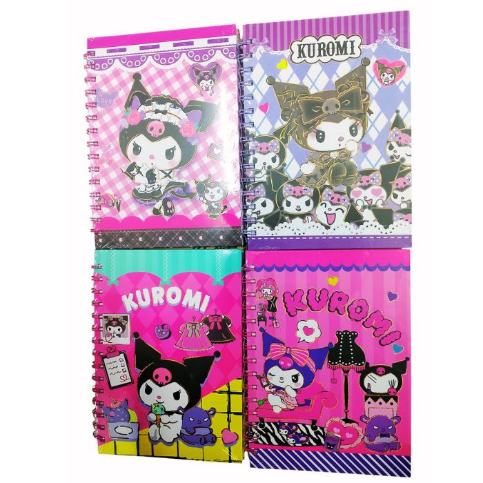 2PC -  Spiral A5 DIARY kuromi h Net price 87