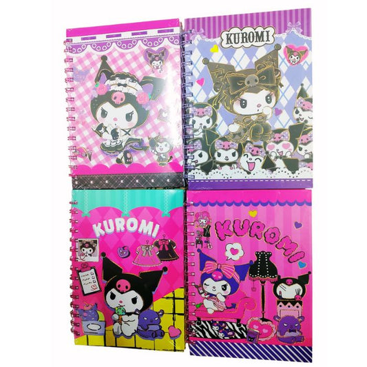 2PC -  Spiral A5 DIARY kuromi h Net price 87