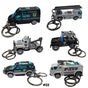 12 pcs -  Civic vehicles keychains net price 53