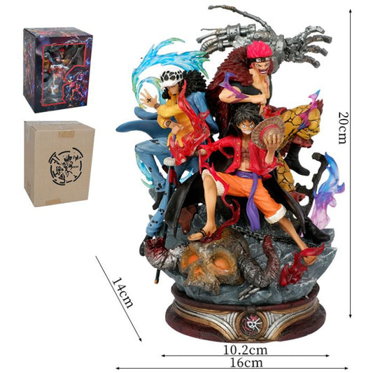 Monkey D. Luffy Trafalgar Law Eustace Figure, 1/6 Scale Figure