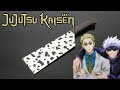 Jujutsu Kaisen cleaver white & black printed knife wooden katana