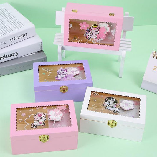 Unicorn Gift Box with Music Box