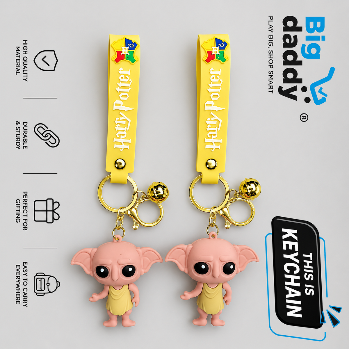 6pcs - HP Ghost Rubber keychain (eff price 35)