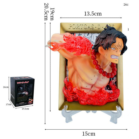 21*14 cm Big Ace One Piece  Frame 3D