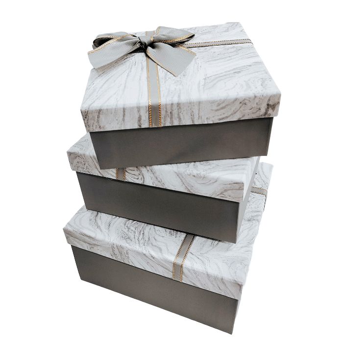 Set of 3 Gift Boxes heavy quality M6 ( size in descirption)