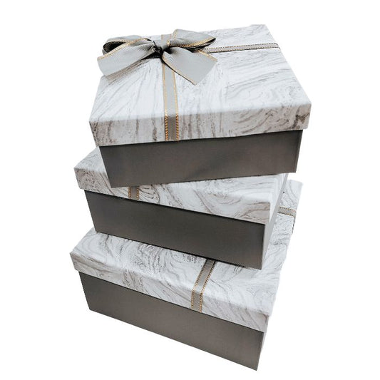 Set of 3 Gift Boxes heavy quality M6 ( size in descirption)