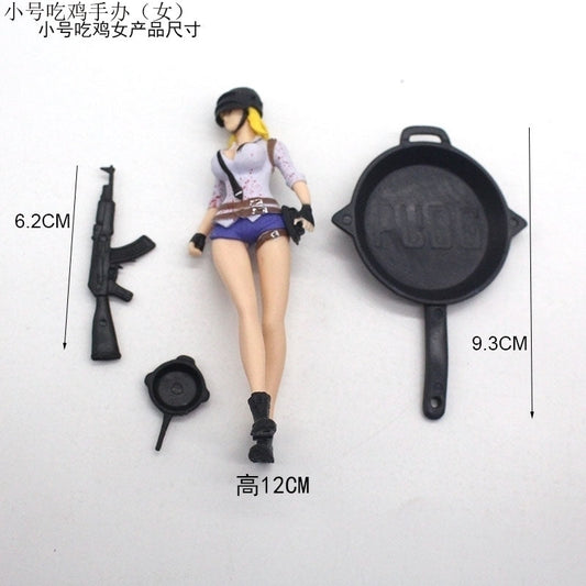 Pubg Boy & Girl Set 13 cm /12 cm Action figures