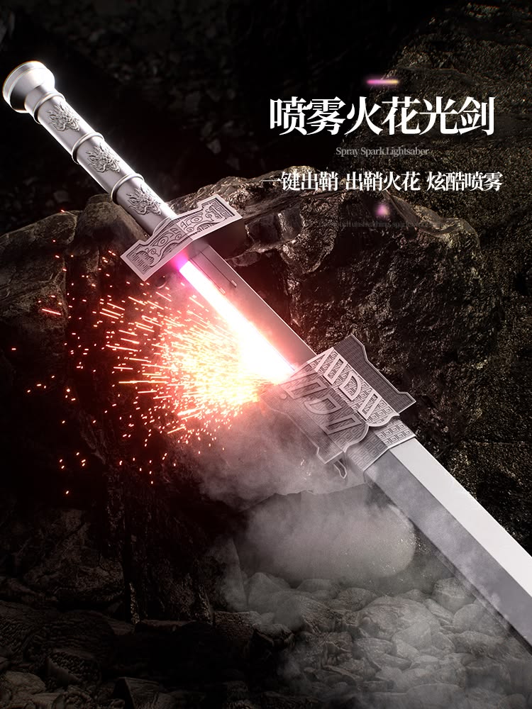 10pcs (1 CTN) -New G.O.T style heavy Spark, heavy fogg and Led color changing Katana net price 950