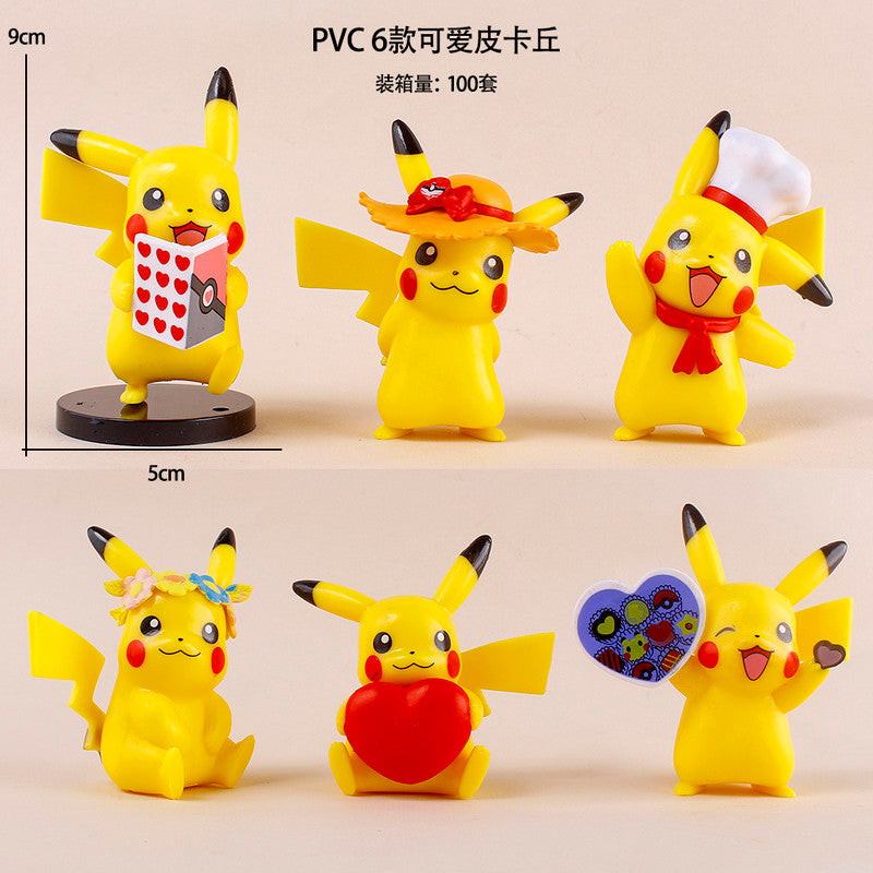 heart pikachu set