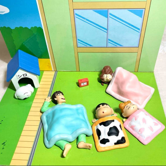 Shinchan family sleeping