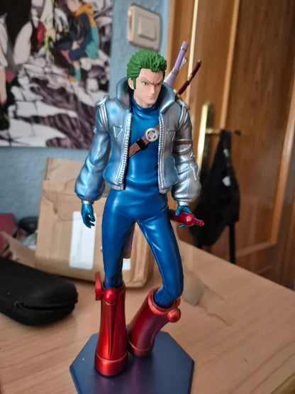 Zoro Masiah Silver jacket blue pants