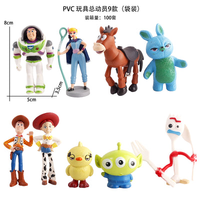 Toy story set of 9 Action fiqure