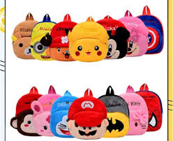 pack of 6  Small size mix design school kids bag ( eff price 100 )