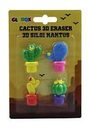 Cactus Shape Eraser Pack of 6 (eff price 25)