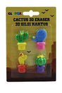 Cactus Shape Eraser Pack of 6 (eff price 25)