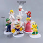mario set of 8 pcs white tray