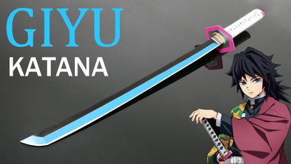 Giyu wooden katana 104cm fully assembled (Heavy Quality)